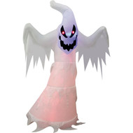 9 Ft. LED Kaleidoscope White Ghost Airblown Inflatable