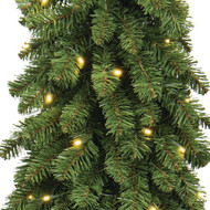 Concorde 9 Ft. Fir 500-Bulb Warm White LED Hinged Prelit Artificial Christmas Tree
