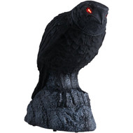 14.5 In. LED Head-Turning Lighted Raven Halloween Decoration