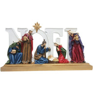 Polyresin NOEL Nativity Set