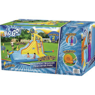 H2OGO! 14 Ft. 8 In. x 10 Ft. 2 In. x 8 Ft. 9 In. Beachfront Bonanza Mega Water Park