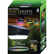 Bell+Howell Solar LED Deck/Fence Light (4-Pack)