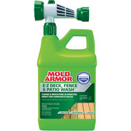 Mold Armor E-Z Deck  Fence & Patio Wash with Microban  64 Oz. Hose End