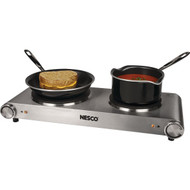 Nesco Double Hot Plate with Die Cast Burner