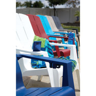Gracious Living Crimson Red Deluxe Contour Adirondack Chair