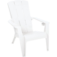 Gracious Living White Deluxe Contour Adirondack Chair