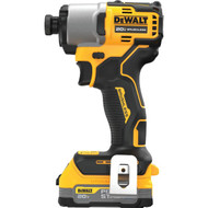 DEWALT 20V MAX Brushless 1/4 In. Hex Compact Cordless Impact Driver Kit with 1.7 Ah POWERSTACK Battery & Charger