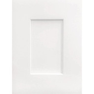 CraftMark Plymouth Shaker 18 In. W x 24 In. D x 34.5 In. H Ready To Assemble White Base Kitchen Cabinet