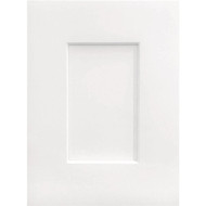 CraftMark Plymouth Shaker 18 In. W x 12 In. D x 30 In. H Ready To Assemble White Wall Kitchen Cabinet