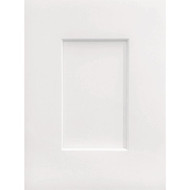 CraftMark Plymouth Shaker 24 In. W x 12 In. D x 30 In. H Ready To Assemble White Wall Kitchen Cabinet