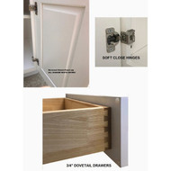 CraftMark Plymouth Shaker 30 In. W x 12 In. D x 12 In. H Ready To Assemble Bridge Kitchen Cabinet
