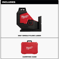 Milwaukee M12 165 Ft. Self-Leveling 360 Degree Green Single Plane Line Laser Level (Tool Only)