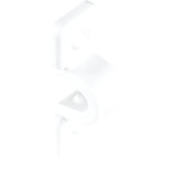 Rubbermaid White Universal Direct Mount C-Clamp Clips (20-Count)
