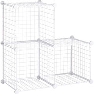 Rubbermaid  White 3-Cube Storage Stacker
