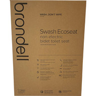Brondell EcoSeat Round White Bidet Seat with Adjustable Pressure