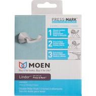Moen Lindor Double Robe Hook  Chrome