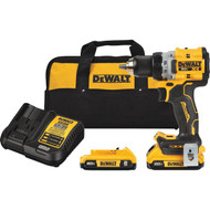 DEWALT 20V MAX XR Brushless 1/2 In. Cordless Drill/Driver Kit with (2) 2.0 Ah Batteries & Charger