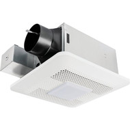 Panasonic Whisper Remodel 80/110 CFM 0.3/0.8 Sones 120V Auto Bath Exhaust Fan with LED Light