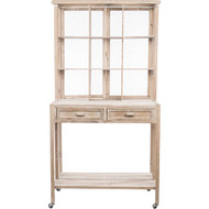Alpine 16 In. W. x 67 In. H. x 34 In. L. Rustic Wooden Potting Hutch
