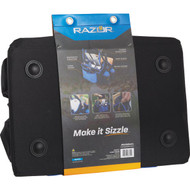 Mr. Bar-B-Q Razor 16.61 In. x 13.98 In. x 3.35 In. Heavy-Duty Griddle Caddy