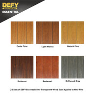 Defy Essential Semi-Transparent Wood Stain  Light Walnut  1 Gal.