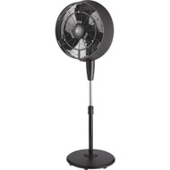 Perfect Aire 18 In. 3-Speed Black Oscillating Outdoor Misting Fan