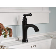 Moen Banbury 1-Handle Lever Centerset Bathroom Faucet  Matte Black