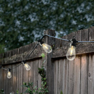 Lumineo 31 Ft. 20-Light Warm White LED Vintage Outdoor Party String Light Set