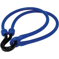 The Perfect Bungee 36 In. Easy Stretch Polyurethane Bungee Cord  Nylon Hooks  Blue