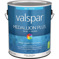 Valspar Medallion Plus Premium Paint & Primer Flat Interior Paint  Clear Base  1 Gal.