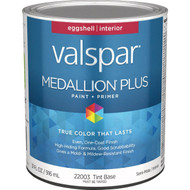 Valspar Medallion Plus Premium Paint & Primer Eggshell Interior Paint  Tint Base  1 Qt.