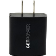 GetPower Power Delivery AC USB Adapter  Black
