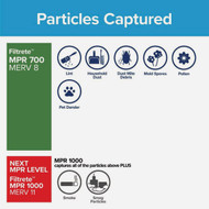 Filtrete 12 In. x 12 In. x 1 In. 700 MPR Dust  Pollen & Pet Dander Reduction Furnace Filter  MERV 8