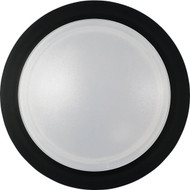 Satco Nuvo 7 In. Black 60W Equivalent LED CCT-Selectable Disk Flush Mount Light Fixture