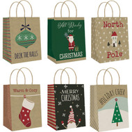 Paper Images Medium Kraft Paper Assorted Gift Bag