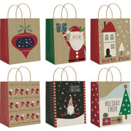 Paper Images Large Kraft Paper Assorted Gift Bag