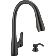 Delta Dunsley 1-Handle Pull-Down Kitchen Faucet  Matte Black