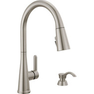 Delta Greydon 1-Handle Pull-Down Kitchen Faucet with Soap Dispenser  Stainless