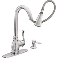 Moen Anabelle 1-Handle Lever Pull-Down Kitchen Faucet  Chrome