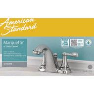 American Standard Marquette Chrome 2-Handle Lever 4 In. Centerset Bathroom Faucet with Pop-Up