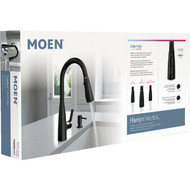 Moen Haelyn 2-Handle Pull-Down Kitchen Faucet with ColorCue  Matte Black