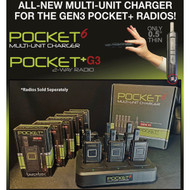 Klein Electronics POCKET+G3 6-Unit 2-Way Radio Multi-Charger