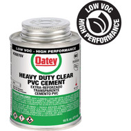 Oatey 16 Oz. Low Voc Heavy Bodied Heavy-Duty Clear PVC Cement