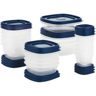 Rubbermaid Easy Find Lids Indigo Blue Special Edition Food Storage Container Set (36-Piece)
