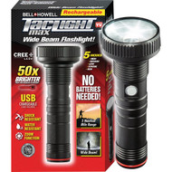 Bell+Howell TacLight Max Wide Beam Rechargeable Flashlight