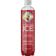 Talking Rain Sparkling Ice 17 Oz. Water  Fruit Punch