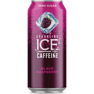 Talking Rain Sparkling Ice 16 Oz. Water + Caffeine  Black Raspberry