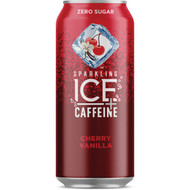 Talking Rain Sparkling Ice 16 Oz. Water + Caffeine  Cherry Vanilla