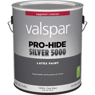 Valspar Pro-Hide Silver 5000 Latex Eggshell Interior Wall Paint  Clear Base  1 Gal.