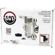 Weigh Safe 8 In. Adjustable 180 Degree Hitch Ball Mount